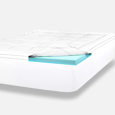 ViscoSoft 4-Inch Pillow Top Gel Memory Foam Mattress Topper