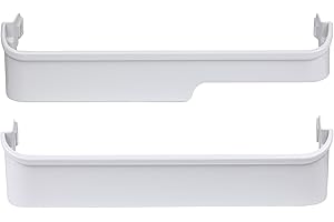 ZHIRENYONG 240337901 (MIDDLE) & 240338101 (BOTTOM) Door Shelf Bin Racks Compatible with Frigidaire Refrigerator