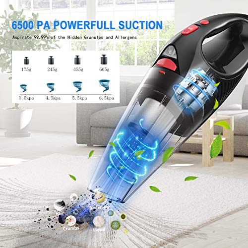 Uplift Handheld Vacuum Cordless 120W 6.5kpa Suction Vacuum Cleaner with