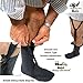 Hold-Ups Stay-downs Dress Shirt Stays Stirrup Style Plastic with USA Patented No-slip Clips