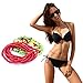 Waist Beads for Women Body Chains African Waist Beads Jewelry Belly Chains Bikini Chain Jewelry Stretchy Elastic String Multi-Color Necklace Bracelet Anklet (Style 1)