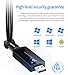 Wireless USB WiFi Adapter W66L 300Mbps External Wireless WiFi Adapter with 5dBi Antenna Receiver Stability Signal for Laptop Desktop PC by OJA