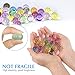 Larnaca【Upgrade Version 10oz Water Beads Rainbow Mix Over 20,000 Beads, Growing Gel Balls, Jelly Beads for Kids, Tactile Sensory Toys, Plant, Vases, Wedding and Home Decoration(Soaking in Wa1-1.18in)