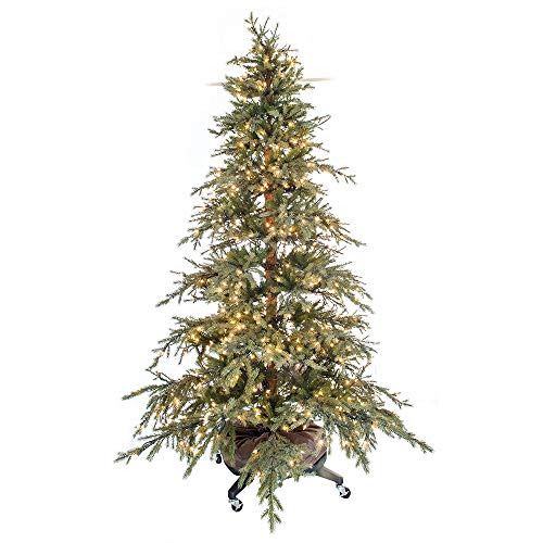 [Upright Tree Storage Bag] - 9 Foot Christmas Tree Storage Bag | Hold Artificial Trees up to 9 Feet Tall - Keep Your Fake Tree Assembled | Includes Rolling Tree Stand (9' - Large / With Tree Stand) - Thumbnail 4