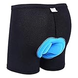 Ohuhu Men's Cycling Shorts 3D Padded Bike Bicycle Cycling Underwear Shorts