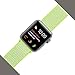 Yunsea For Apple Watch Band 38mm, New Nylon Sport Loop, with Hook and Loop Fastener, Adjustable Closure Wrist Strap, Replacement Band for iwatch, (38mm, Flash Light)