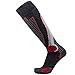 High Performance Wool Ski Socks – Outdoor Wool Skiing Socks, Snowboard Socks (Black/Grey/Red, Large)
