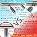 ALPINE HARDWARE Premium Solid Euro Style Bar Handle Pull-25Pack-3.75 In Hole Center & 6 1/8 In Length Heavy Stainless Steel Bar Handle Pull W/ a Satin Nickel Finish-American Owned Cabinet Hardware