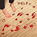 Scary Bloody Decals Stickers for Halloween Decoration 8Pcs