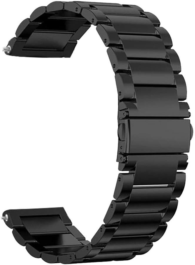 For Huawei Watch GT2 46 mm metal bracelet, colourful solid stainless steel watch strap, quick release replacement wrist strap for Huawei Watch GT2 46 mm, ladies and men.