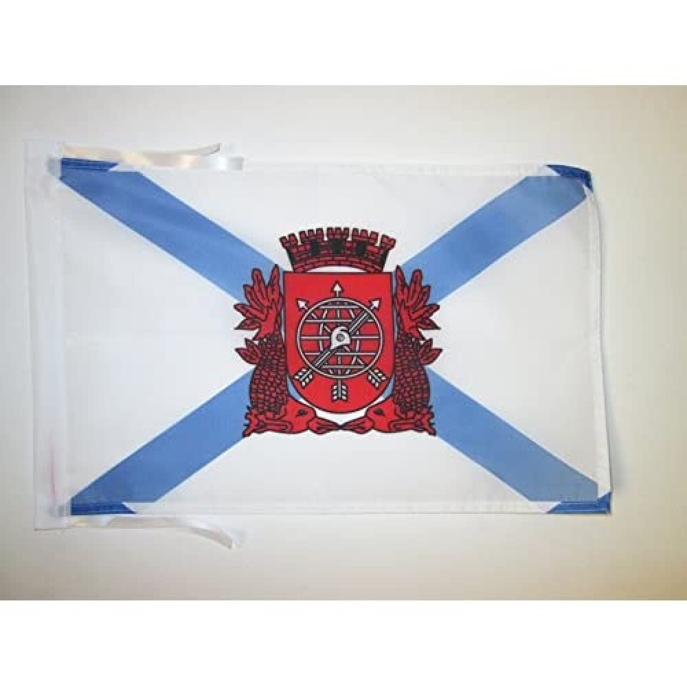 AZ FLAG - Rio de Janeiro Flag - 18'' x 12'' - 100% Polyester Rio in Brazil Small Banner with Two Cords - Fade Resistant - Vivid Colors - 18x12 in - 45x30 Cm โ image 1
