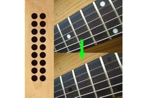 INLAYSTICKERS 1/4"(6.35mm) Dot Fret Markers - Rosewood