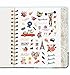 Bouquet Weekly 17 Month 2018-2019 Jumbo Spiral Planner with Stickers by Rifle Paper Co.