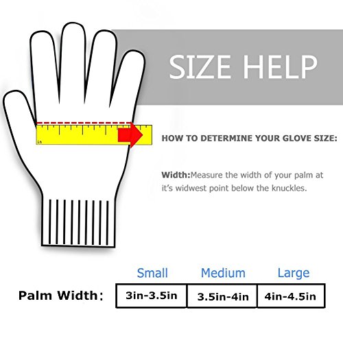 2 Pairs Cut Resistant Gloves, LKY DIGITAL High Performance Level 5 Protection, Food Grade Kitchen Glove for Hand Safety while Cutting, Cooking, doing Yard Work(Large)
