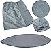 MAYMII Silver Kayak Cover for 2.7-3M (7.8-9ft) Kayak/Fishing Boat/Boat/Canoe, Universal Use,Professional UV Block, Waterproof, Sunblock, Storage, Dust Cover Shield Protector