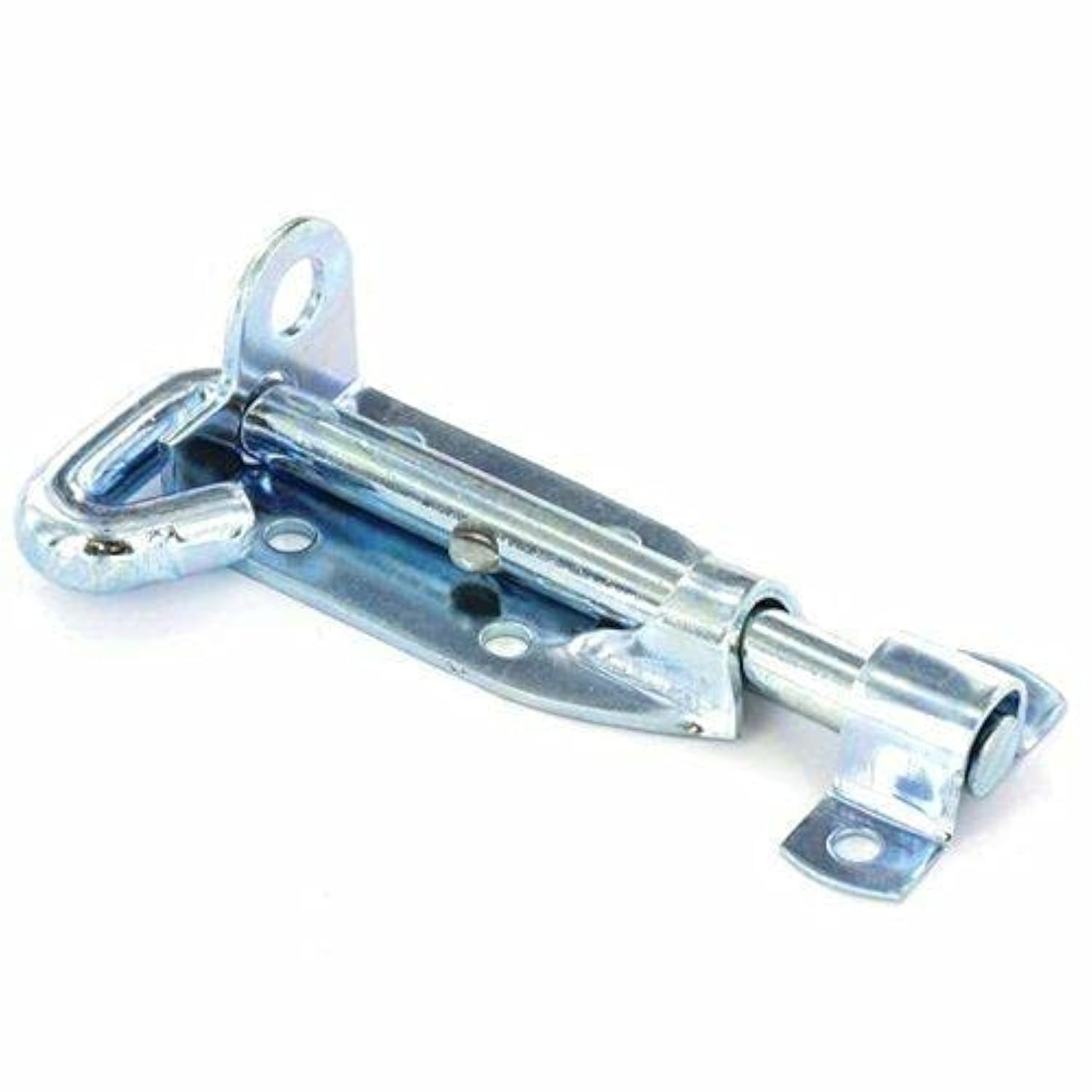 TERF® Light Padlock Bolt Zinc 200mm (8 inch) Pad Bolt Silver for Use with Gates Sheds Garage Doors Lock and Out House Doors Zinc - 200mm