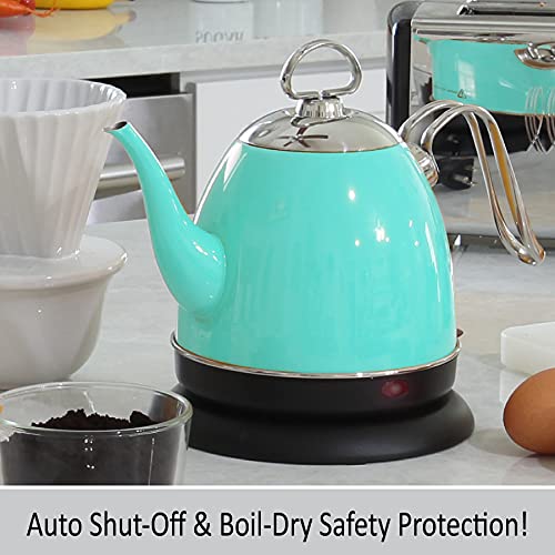 Chantal Mia Electric Water Kettle, 32 oz, Aqua Pricepulse
