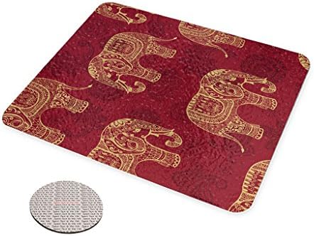 Indian Elephant Walk - Space Case by New Vibe Glass Cheese Cutting Board