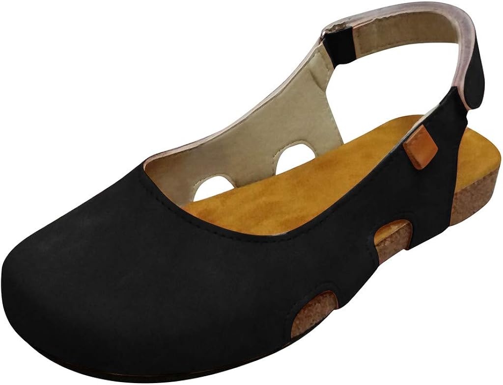 slingback flats closed toe