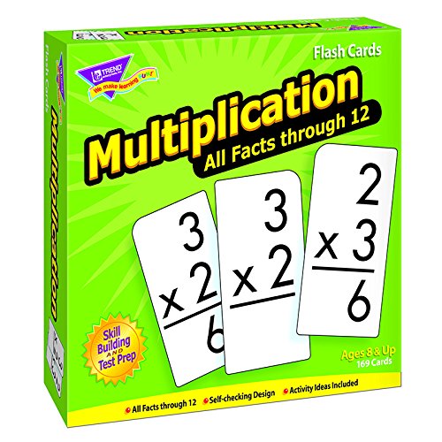 TREND ENTERPRISES INC. FLASH CARDS ALL FACTS 169/BOX 0-12 (Set of 3)