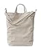 BAGGU Duck Bag Canvas Tote, Essential Everyday Tote, Spacious and Roomy, Natural Grid (2018)