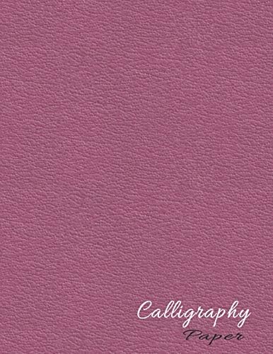 Lined Calligraphy Paper: Slanted Script Handwriting Workbook - Minimalist Textured Maroon (Blank Calligraphy Practice) Paperback – February 3, 2019