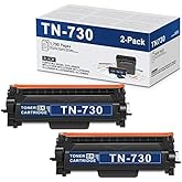 TN-730 TN730 Toner Cartridge Black High Yield Replacement for Brother TN 730 DCP-L2550DW MFC-L2710DW L2750DW L2750DWXL HL-L23