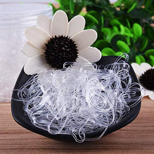 Elastic Hair Bands, Baby Girl Kids Hair Holder Hair Tie Rubber Bands,2000 Pieces - Thumbnail 2