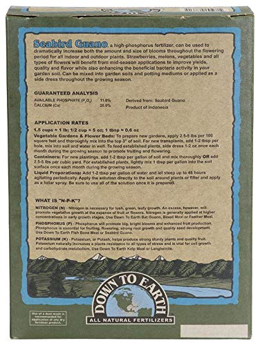Down to Earth All Natural Seabird Guano Fertilizer