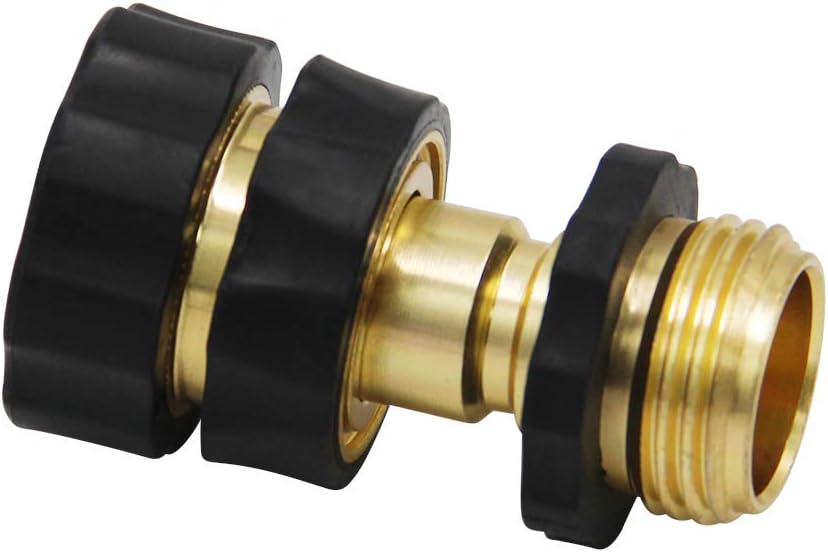 Twinkle Star 3/4 Inch Garden Hose Fitting Quick Connector Male and Female Set, 4 Set : Garden & Outdoor