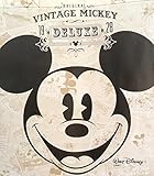 Disney Vintage Mickey Mouse Tote Bag -Large Woven Reusable Tote (14