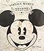 Disney Vintage Mickey Mouse Tote Bag Reusable Grocery Bags Large Size Non Woven Bag (Set of 2)