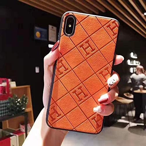 Letter H Style Phone case Cover for Apple iPhone (Orange, iPhone X/Xs [5.8" Screen])