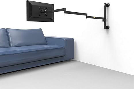 Amazon Com Premium Wall Mount Monitor And Tv Arm Stand Super