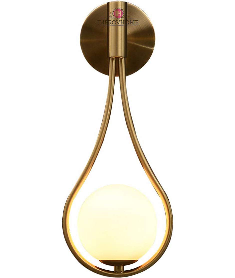 Improvhome Water Drop Wall Sconce Lighting for Bedsides Bedroom Living