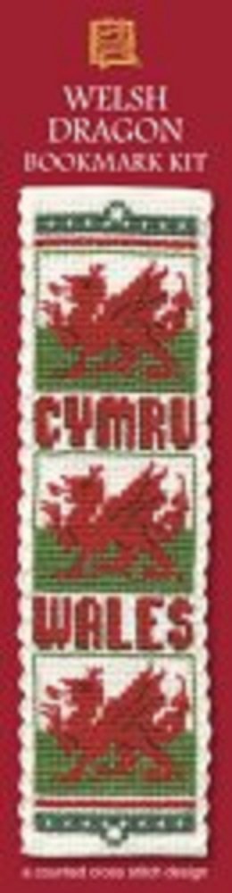 Textile Heritage Collection Cross Stitch Bookmark Kit - Welsh Dragon