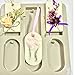 Baoblaze 2 Pieces Mixed DIY Silicone Mould Soy Candles Aroma Wax Tablets Mold for Dried Flowers Resin Soap Clay Craft Making Mold DIY Pendant Bookmark Necklace Jewelry Making Mould