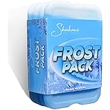 Cold Fresh Slim Ice Packs - Thin Long Lasting Reusable Ice Packs, Great Food Saver used in Lunch Boxes &amp; Coolers Storing Food, Keeps Your Lunch Chilled, and Tasty (Set of 4) Frost Packs