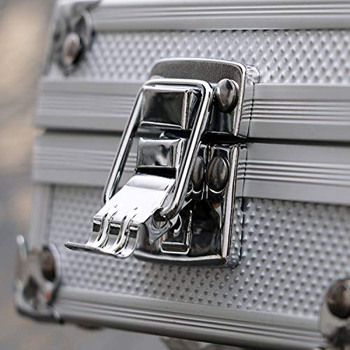 Dalkeyie Silver Aluminum Tattoo Machine Gun Box Case Tattooing Kits Tattoo Supply Permanent Makeup Accessories - Thumbnail 7