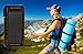 JETSUN Solar Charger 16750mAh Portable Solar Power Bank with Waterproof Solar Panel and Flashlight for iPhone, iPad, Android and More-Orange