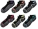 Starter Girls' 6-Pack Athletic Low-Cut Ankle Socks, Amazon Exclusive, Black, Small (Shoe Size 9-3.5)