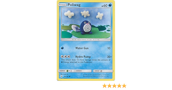 Amazon Com Pokemon Poliwag 30 149 Common Toys Games