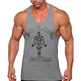 Gold's Gym Tank Top - Official Licensed Product - TT-1 (M, Gray Heather)