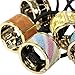 kilofly 6pc Cuff Elastic Band Ponytail Holder Hair Tie Styling Wrap Set
