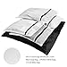 Mesh Wash Delicate Laundry Bag Set for Garment and Bra with Zipper 1x Black and 4x White Hippih