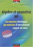 Image de Exercices de mathÃ©matiques : AlgÃ¨bre et gÃ©omÃ©trie MP, 2e annÃ©e - SÃ©rie pour MP, PSI, PC, PT