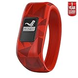 Garmin Vivofit Jr. Activity Tracker for Kids, Regular Fit - Broken Lava (010-01634-00) + 1 Year Extended Warranty