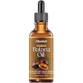 Batana Oil for Hair Growth - 100% Natural Vitamin E, Strengthens Follicles, Reduces Hair Loss & Split Ends, Non-Greasy Hair Oil Nourishes Scalp, Healthy Shine All Hair Types (1 Fl Oz)