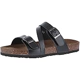 OUTWOODS Bork-56 Black Womens Slide Size 9M