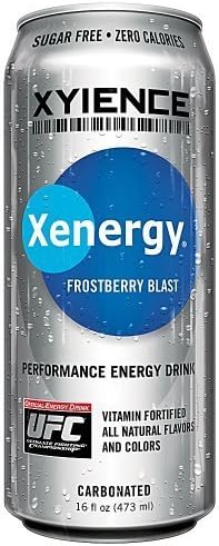 Xyience Xenergy Frostberry Blast 16 oz (8 Pack) by Xenergy